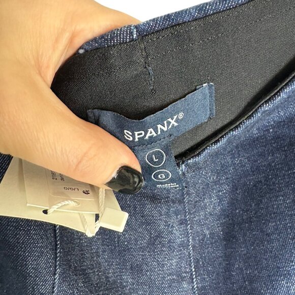 NWT SPANX SPANXshape EveryWear Zero Waistband Micro Flare Jeans-sz Large Tall - Picture 7 of 13
